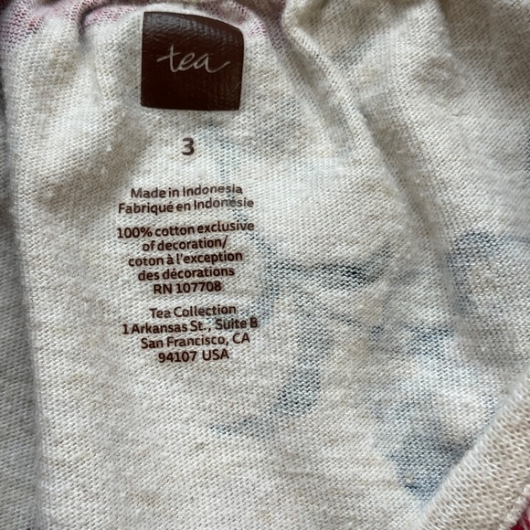 Tea Collection Floral Cotton Top /Tunic - Picture 5 of 13